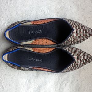 Rothy's 11.5 Grey Patterned Flats